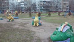 Площадка для воркаута в городе Запорожье №2710 Маленькая Современная фото
