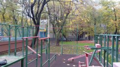 Площадка для воркаута в городе Москва №5782 Средняя Современная фото