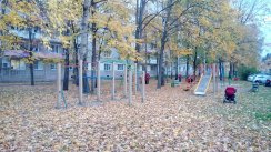 Площадка для воркаута в городе Выкса №5817 Маленькая Современная фото