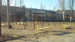 Площадка для воркаута в городе Тирасполь №6048 Средняя Хомуты фото