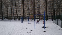Площадка для воркаута в городе Санкт-Петербург №6498 Маленькая Современная фото