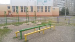 Площадка для воркаута в городе Жлобин №6820 Средняя Советская фото