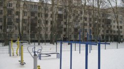 Площадка для воркаута в городе Санкт-Петербург №7166 Средняя Современная фото