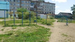 Площадка для воркаута в городе Биробиджан №7243 Маленькая Советская фото