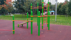 Площадка для воркаута в городе Ярославль №5768 Средняя Современная фото