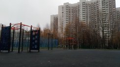 Площадка для воркаута в городе Москва №7884 Маленькая Современная фото