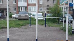 Площадка для воркаута в городе Кемерово №6484 Большая Современная фото