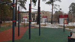 Площадка для воркаута в городе Ангарск №8329 Большая Современная фото