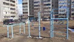 Площадка для воркаута в городе Екатеринбург №8393 Маленькая Современная фото