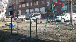 Площадка для воркаута в городе Новосибирск №8425 Маленькая Современная фото