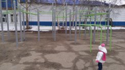 Площадка для воркаута в городе Ленск №8307 Средняя Современная фото