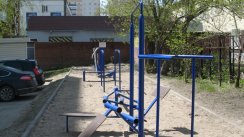 Площадка для воркаута в городе Новосибирск №8549 Маленькая Современная фото