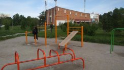 Площадка для воркаута в городе Новосибирск №8627 Средняя Современная фото