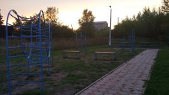 Площадка для воркаута в городе Ужур №9041 Маленькая Советская фото