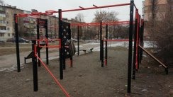 Площадка для воркаута в городе Киев №9362 Средняя Современная фото