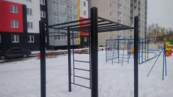 Площадка для воркаута в городе Озёрск №9392 Средняя Современная фото