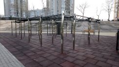 Площадка для воркаута в городе Киев №9438 Средняя Современная фото