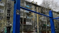 Площадка для воркаута в городе Иркутск №8939 Маленькая Современная фото