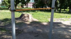 Площадка для воркаута в городе Моршанск №9708 Маленькая Современная фото