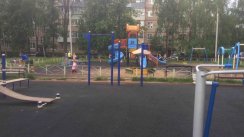 Площадка для воркаута в городе Апрелевка №9774 Маленькая Хомуты фото