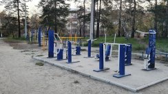 Площадка для воркаута в городе Ангарск №10256 Средняя Современная фото