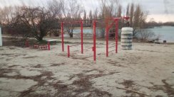 Площадка для воркаута в городе Азов №10508 Маленькая Современная фото