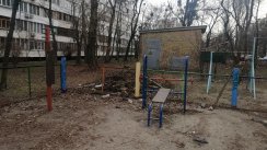 Площадка для воркаута в городе Киев №10561 Маленькая Современная фото