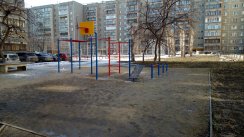 Площадка для воркаута в городе Екатеринбург №10630 Маленькая Современная фото