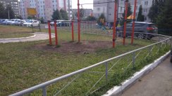 Площадка для воркаута в городе Ижевск №10826 Маленькая Современная фото