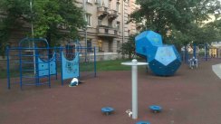 Площадка для воркаута в городе Санкт-Петербург №10978 Большая Современная фото