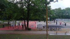 Площадка для воркаута в городе Мюнхен №11172 Большая Современная фото