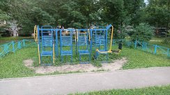 Площадка для воркаута в городе Москва №11433 Средняя Современная фото