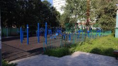 Площадка для воркаута в городе Москва №11515 Средняя Современная фото