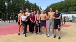 Открытая тренировка участников SOTKA и воркаутеров #5 (Москва)