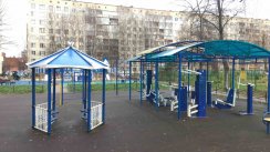 Площадка для воркаута в городе Санкт-Петербург №11605 Маленькая Современная фото