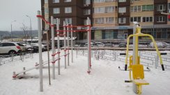 Площадка для воркаута в городе Одинцово №11670 Маленькая Современная фото