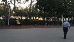 Площадка для воркаута в городе Баку №12051 Средняя Современная фото
