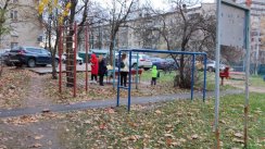 Площадка для воркаута в городе Одинцово №12177 Маленькая Современная фото