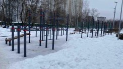 Площадка для воркаута в городе Москва №12264 Большая Современная фото