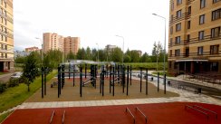 Площадка для воркаута в городе Сергиев Посад №12439 Большая Современная фото
