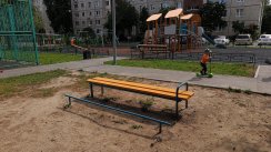 Площадка для воркаута в городе Тюмень №12566 Маленькая Современная фото