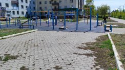 Площадка для воркаута в городе Кокшетау №12798 Средняя Современная фото