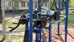 Площадка для воркаута в городе Москва №5378 Средняя Современная фото