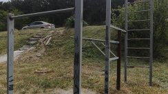 Площадка для воркаута в городе Феодосия №13139 Маленькая Современная фото