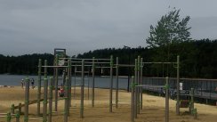 Площадка для воркаута в городе Лыткарино №13147 Маленькая Современная фото