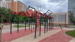 Площадка для воркаута в городе Москва №13151 Средняя Современная фото