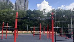 Площадка для воркаута в городе Москва №13189 Большая Современная фото