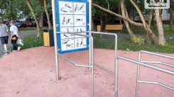 Площадка для воркаута в городе Москва №13204 Средняя Современная фото