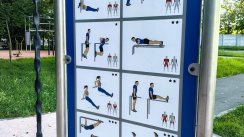 Площадка для воркаута в городе Москва №13204 Средняя Современная фото