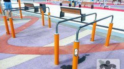 Площадка для воркаута в городе Сочи №13208 Средняя Современная фото